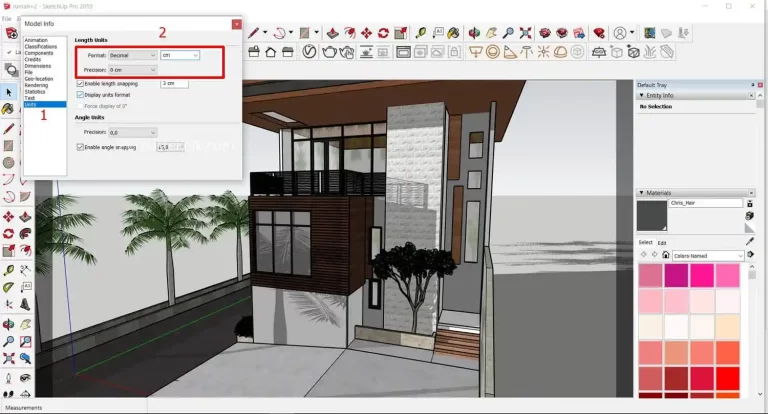 kursus Desain rumah dengan SketchUp bagi pemula